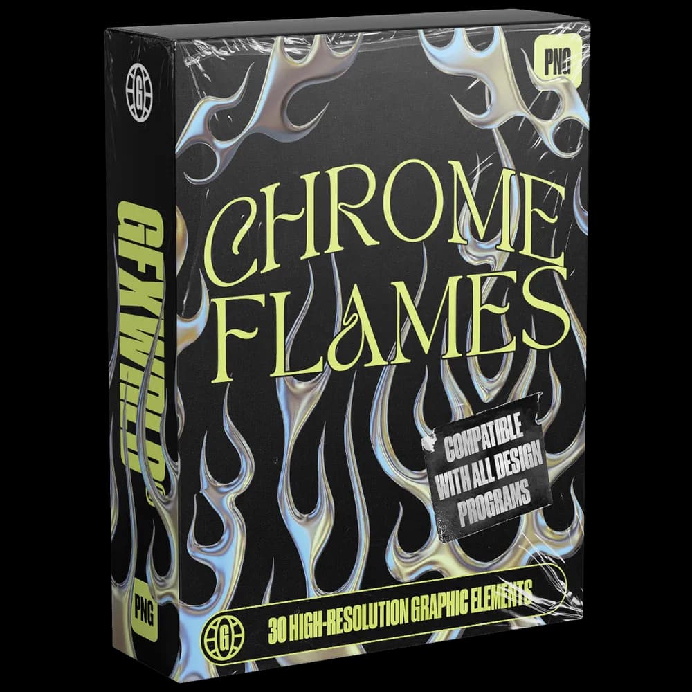 Chrome Flames Element Pack (Vol. 1)